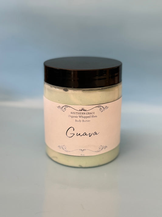 Guava Natural Whipped Shea Body Butter 8oz Jar
